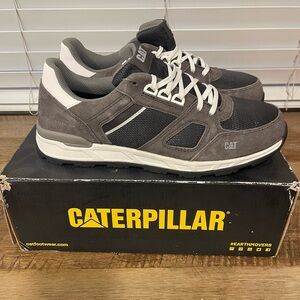 Caterpillar Men's Black and Gray Sneakers